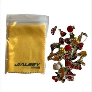 Colorful Fruit Charms pendant jewelry- 30 Count